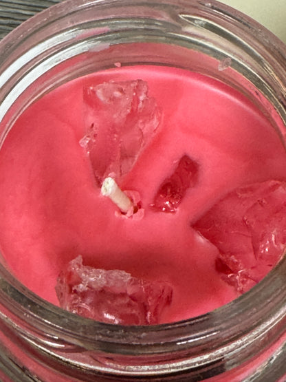 Agua De Sandia ~ Aguas Frescas Collection ~ Soy Wax Candle In Vitrolero image 2
