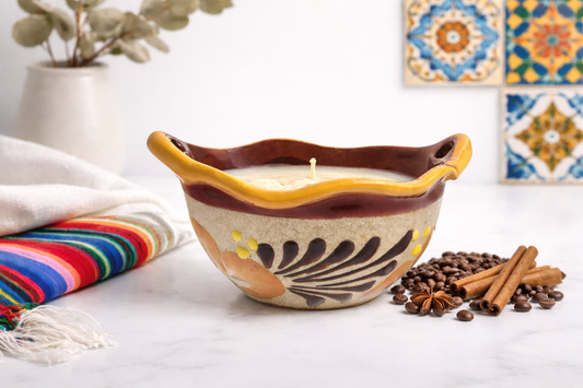 Cafe de Olla Candle ~ Fresh Coffee with Cinnamon ~ 100% Soy Candle~ Sm Bowl