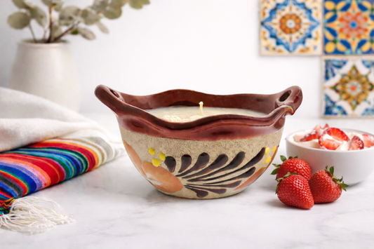 Fresas con Crema Candle ~ Strawberries & Cream Soy Blend ~  Small Bowl