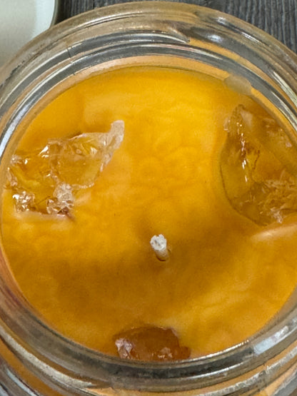 Agua De Durazno ~ Aguas Frescas Collection ~ Soy Wax Candle In Vitrolero image 2